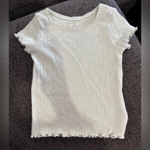 Light mint green Ribbed Kids Shirt